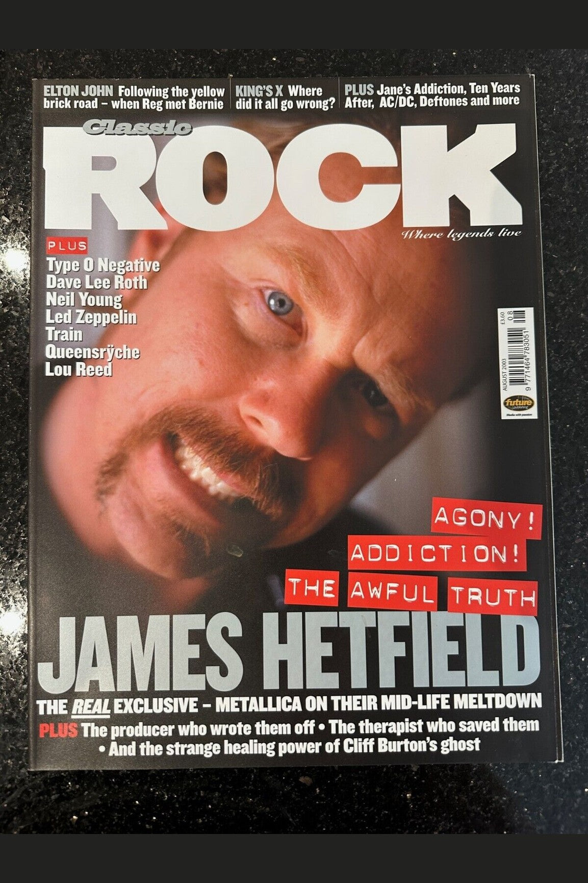 Classic Rock Magazine Issue 56 - August 2003 Metallica AC/DC Train