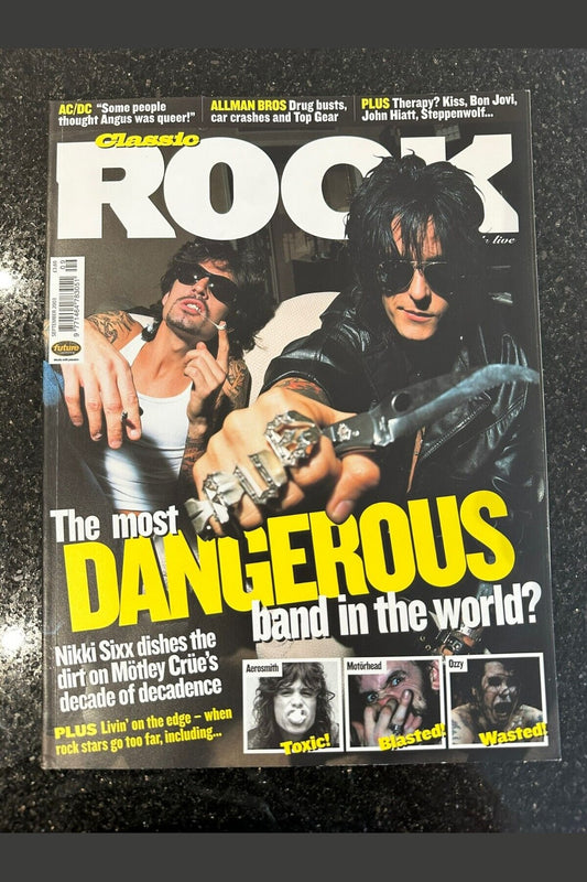 Classic Rock Magazine Issue 57 - September 2003 MOTLEY CRUE MOTORHEAD AC/DC