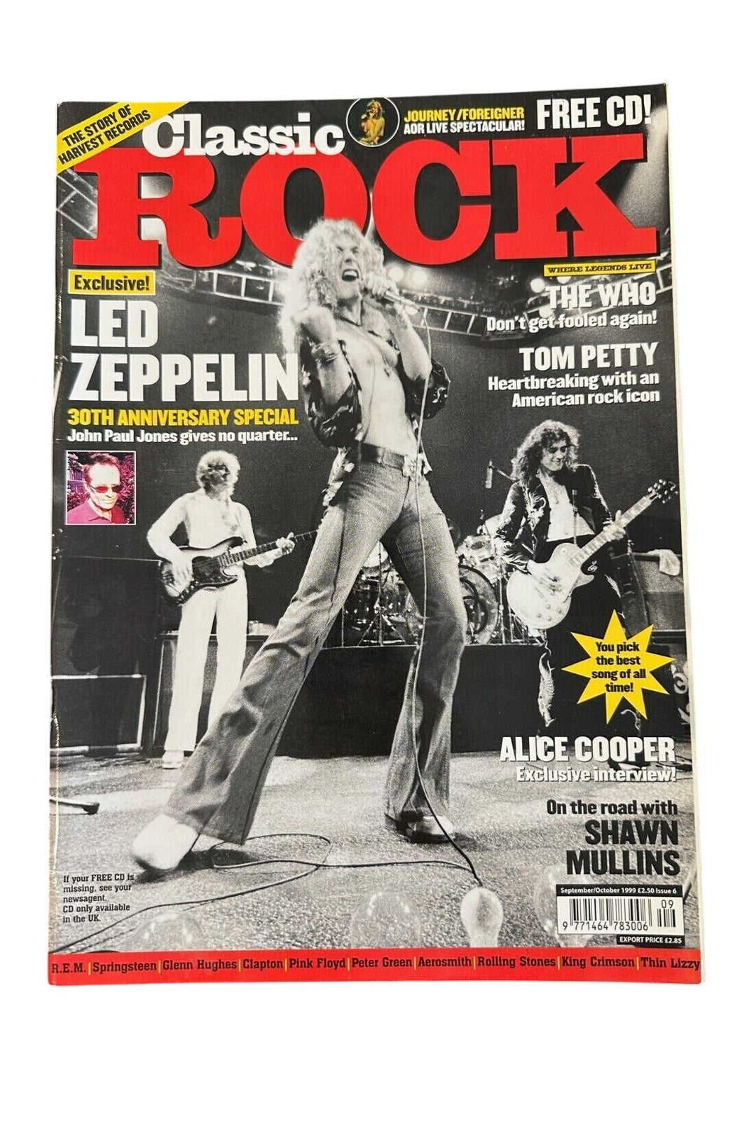 Classic Rock Magazine Issue 6 - Sep/Oct 1999 - Led Zeppelin Rare