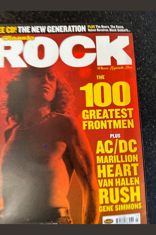 Classic Rock Magazine Issue 68 - July 2004 - THE 100 Greatest Frontmen Rare