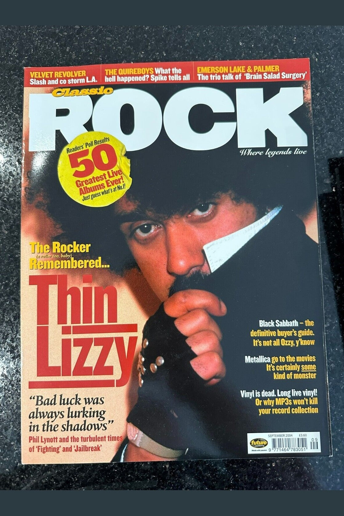 Classic Rock Magazine Issue 70 - September 2004 THIN LIZZY QUIREBOYS