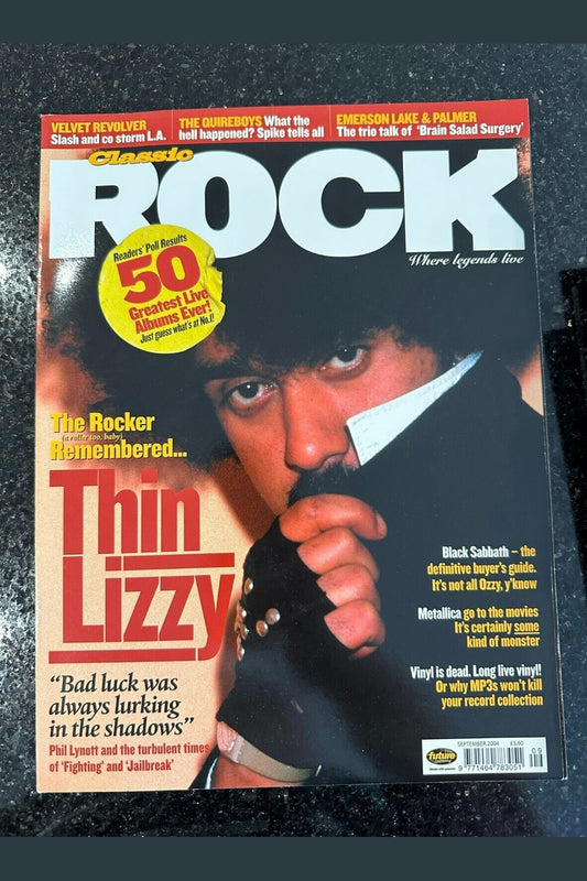 Classic Rock Magazine Issue 70 - September 2004 THIN LIZZY QUIREBOYS