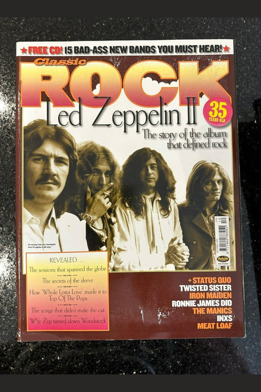Classic Rock Magazine Issue 73 - December 2004 Led Zeppelin Dio Iron Maiden