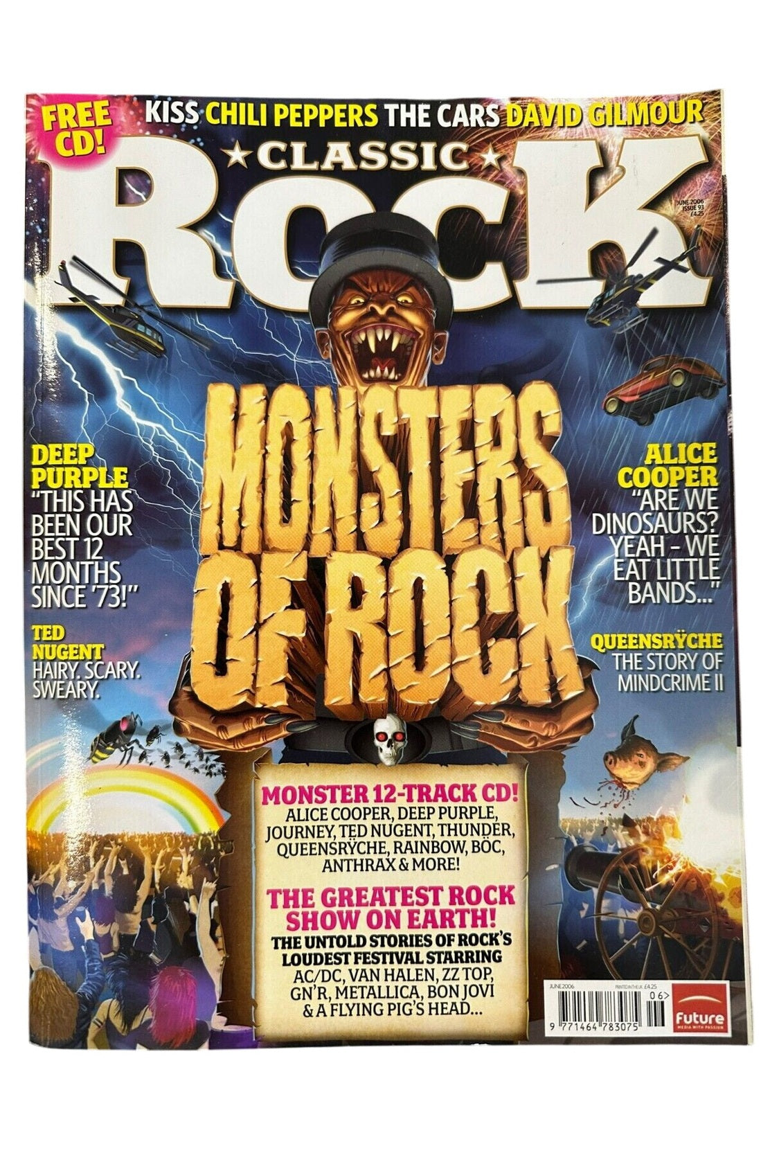 Classic Rock Magazine Issue 93 - June 2006 Monsters Of Rock