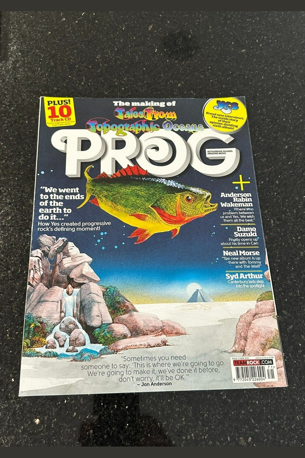 Classic Rock Presents Prog Rock Magazine - Issue 71 November 2016 No CD