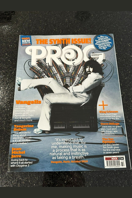 Classic Rock Presents Prog Rock Magazine - Issue 72 December 2016 No CD
