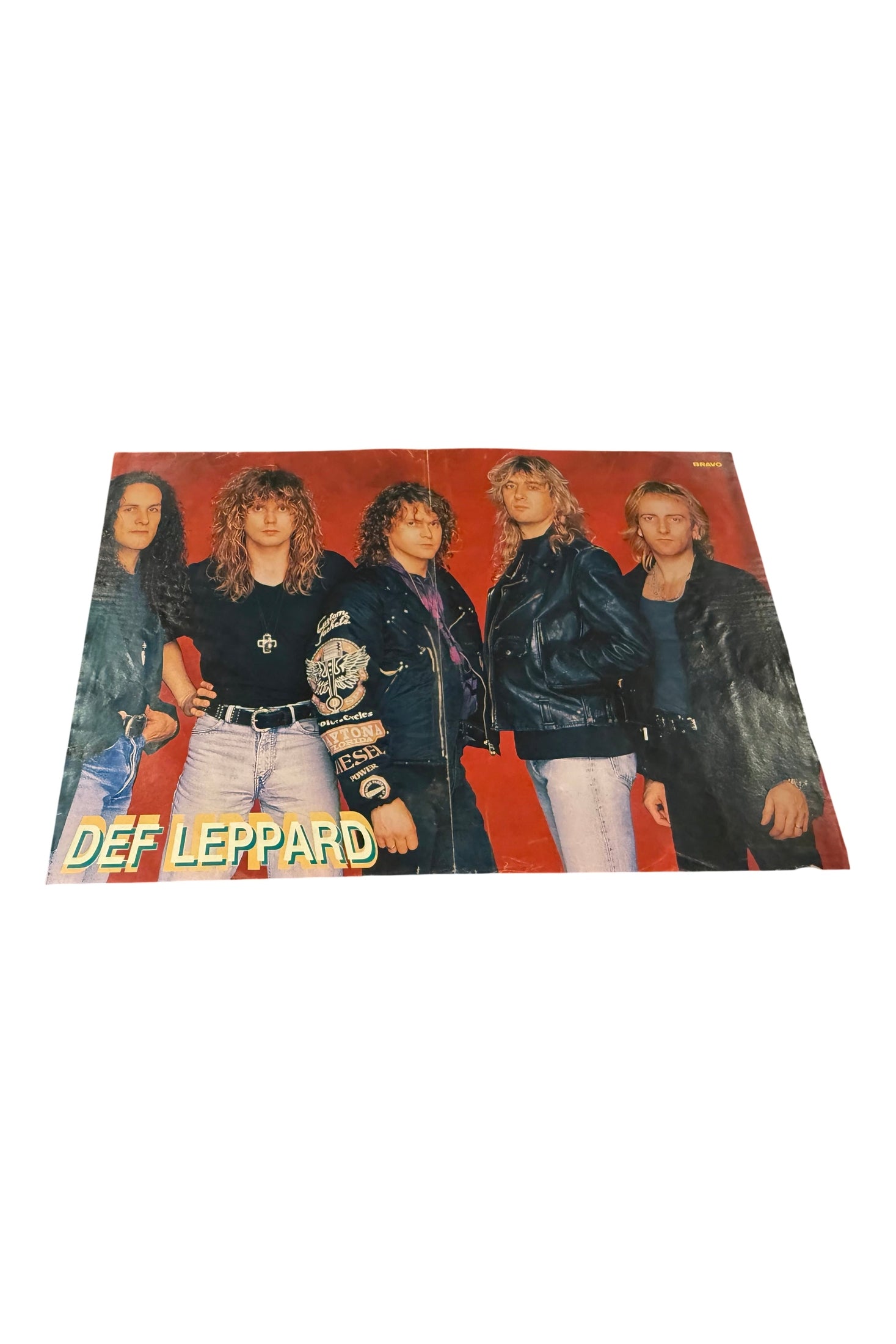 DEF LEPPARD Medium Sized Old School Poster - RARE