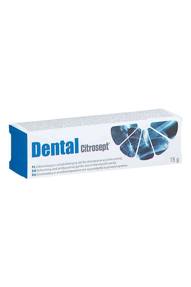 Dental Citrosept Odświeżający i antybakteryjny żel do stosowania w jamie ustnej 15g – Dental Citrosept Refreshing and Antibacterial Oral Gel 15g