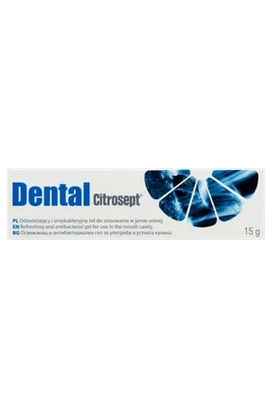 Dental Citrosept Odświeżający i antybakteryjny żel do stosowania w jamie ustnej 15g – Dental Citrosept Refreshing and Antibacterial Oral Gel 15g