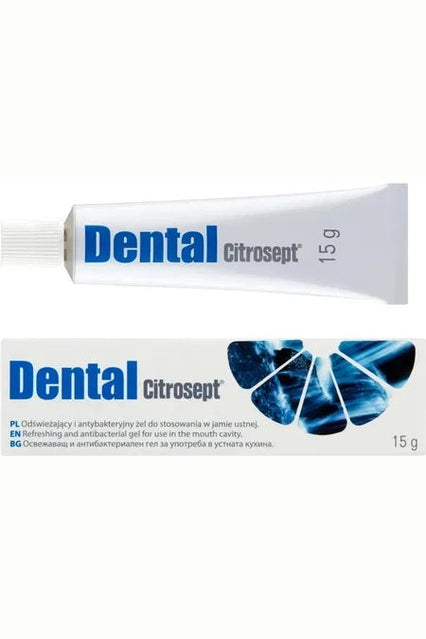 Dental Citrosept Odświeżający i antybakteryjny żel do stosowania w jamie ustnej 15g – Dental Citrosept Refreshing and Antibacterial Oral Gel 15g