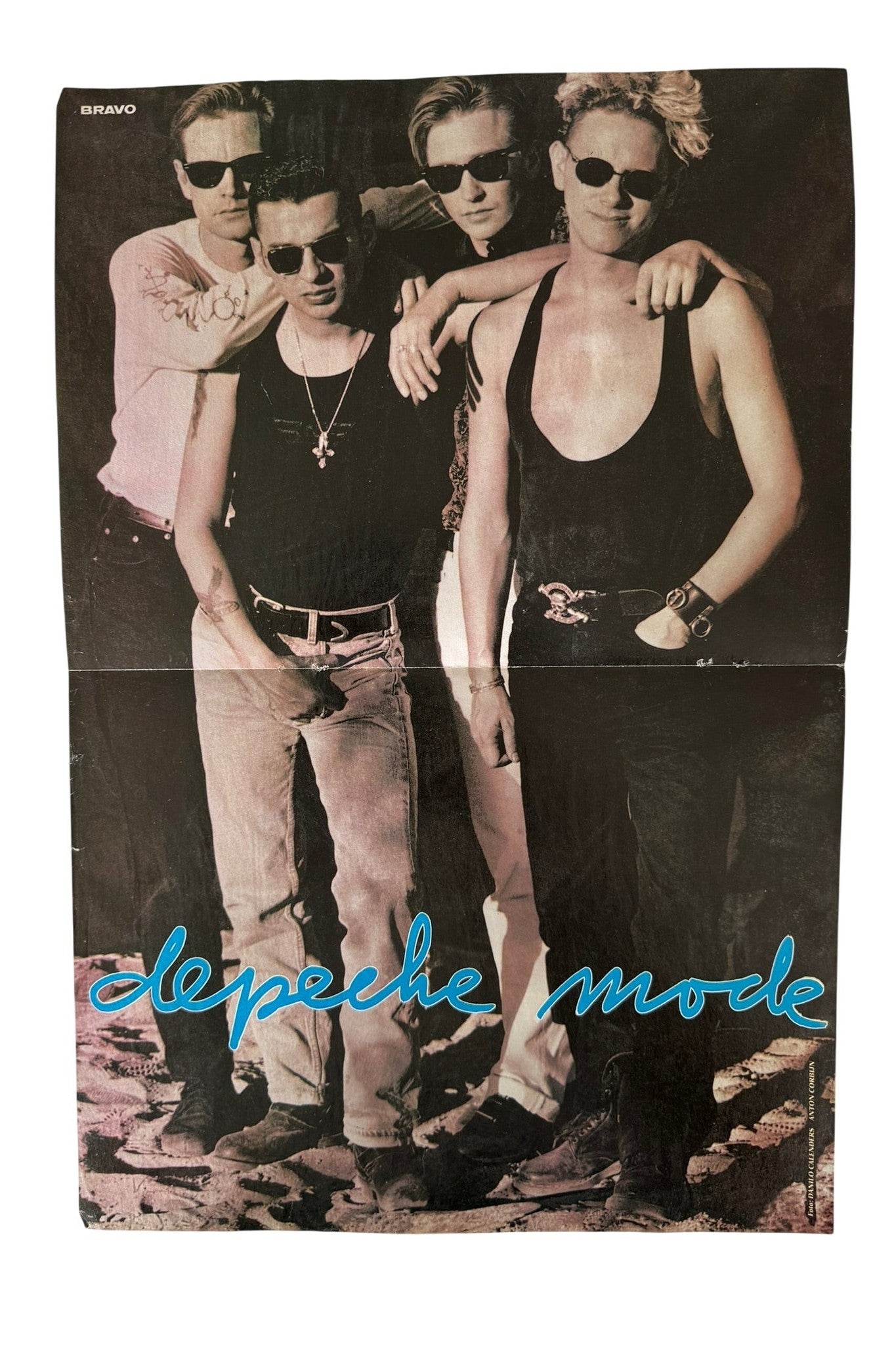 Depeche Mode Medium Sized Old School Poster - RARE
