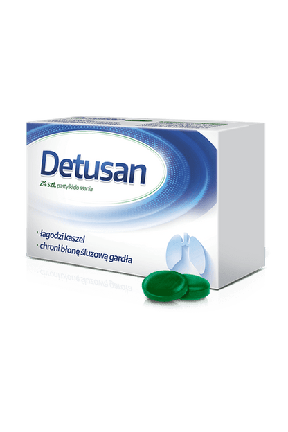 Detusan - 24szt.pastylki do ssania/Lozenges - My Health Oasis