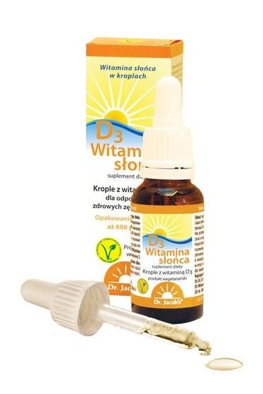 Dr Jacobs D3 Witamina Słońca - 20ml - My Health Oasis