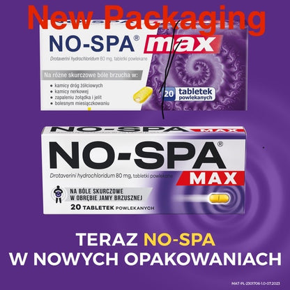 NO-SPA MAX - 20 Tablets