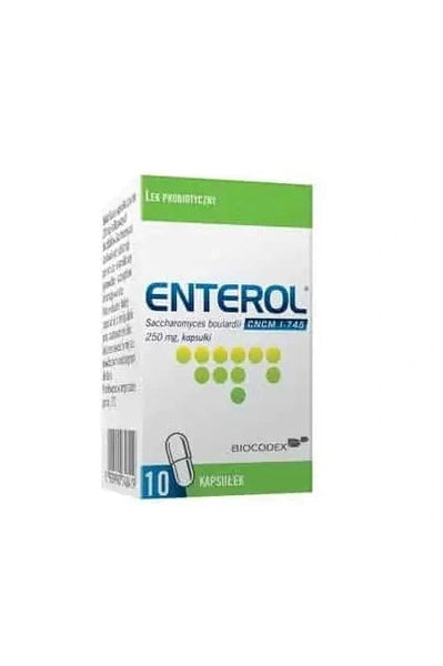 Enterol Saccharomyces boulardii CNCM I-745 250 mg, 30 Kapsułek – Enterol Saccharomyces boulardii CNCM I-745 250 mg, 30 Capsules