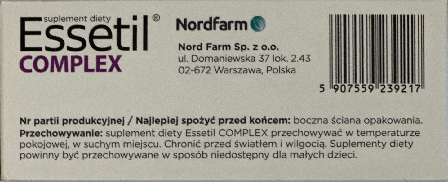 Kompleks Essetil - 40 kapsułek