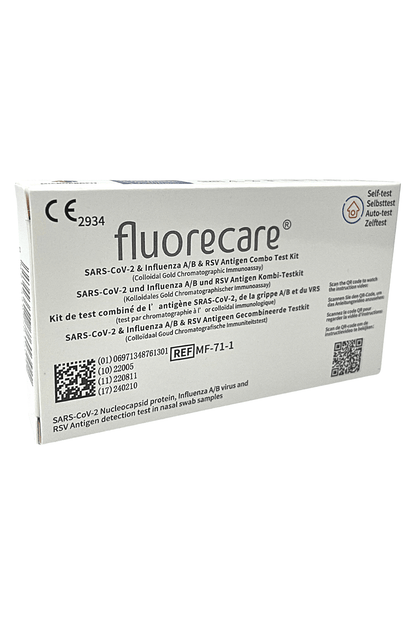 Fluorecare SARS - CoV - 2 & Grypa A/B & RSV Test Kit - My Health Oasis