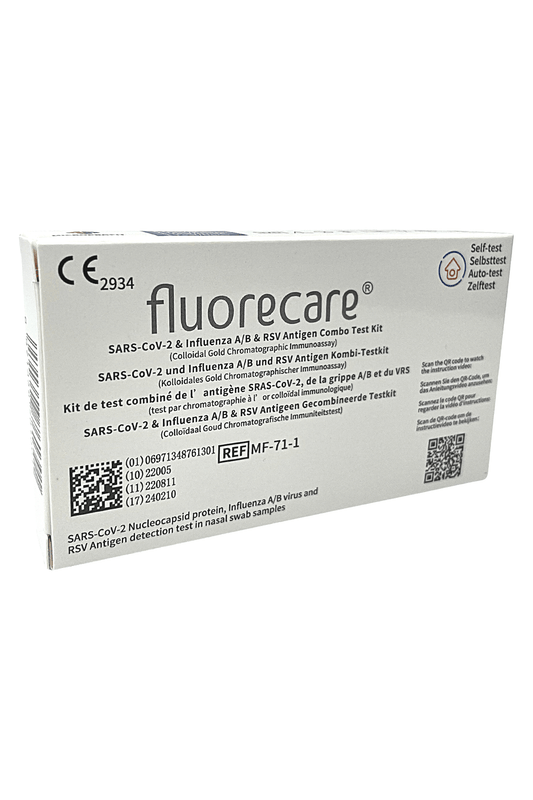 Fluorecare SARS - CoV - 2 & Grypa A/B & RSV Test Kit - My Health Oasis