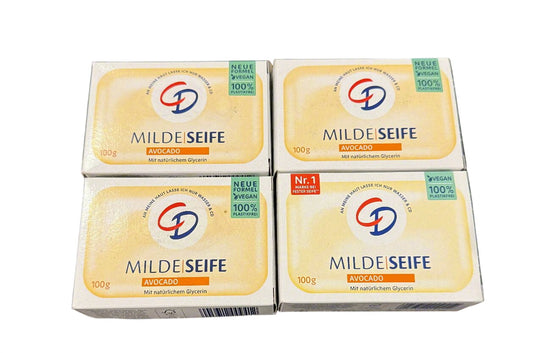 4x 100g CD Avocado mild solid soap 🛁 TRACKED SHIPPING Manufactured in Germany