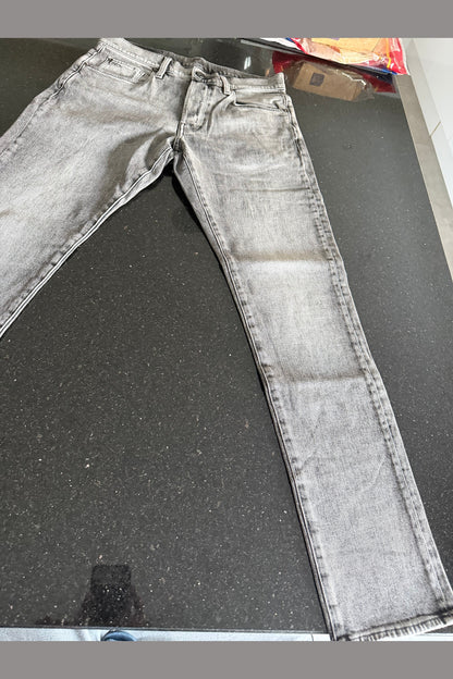 G - Star Mens Jeans 3301 Slim Burten Black/Grey Stretch Denim 32/30