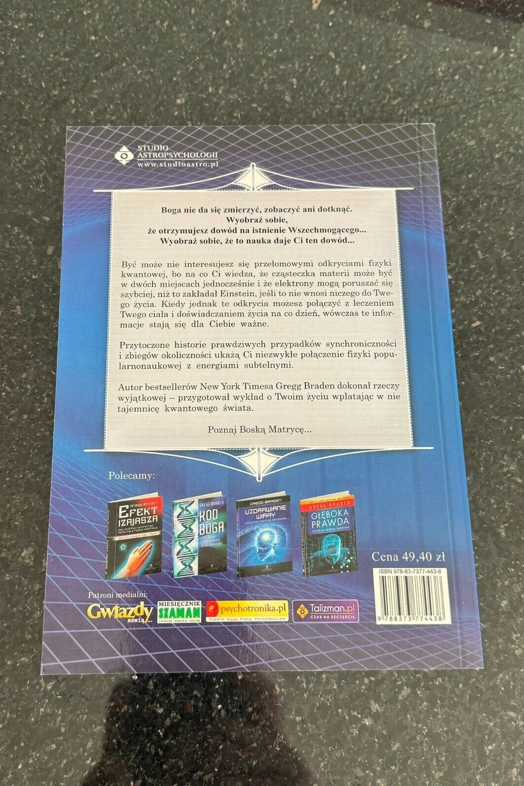Gregg Braden - Boska Matryca Polish Book UK Postage