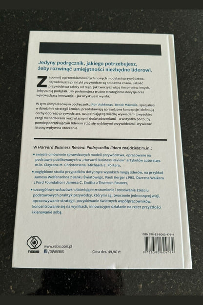 Harvard Business Review Podręcznik lidera Podrecznik ASHKENAS #