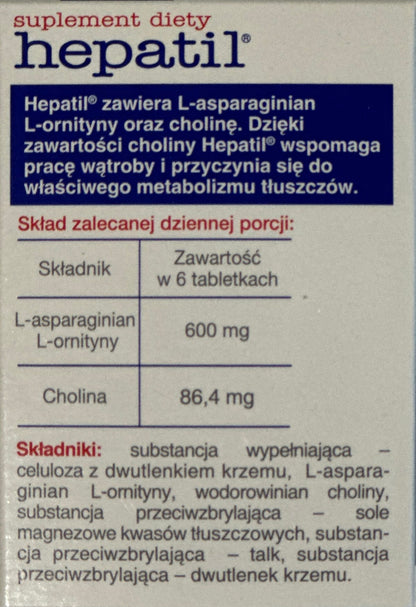 Hepatil - 80 tabletek 