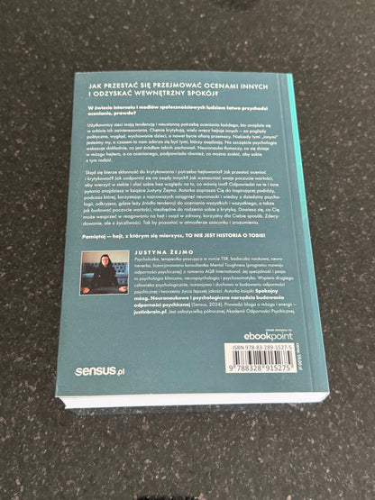 🇵🇱Polish Book Justyna Żejmo (Zejmo) Mózg odporny na krytykę