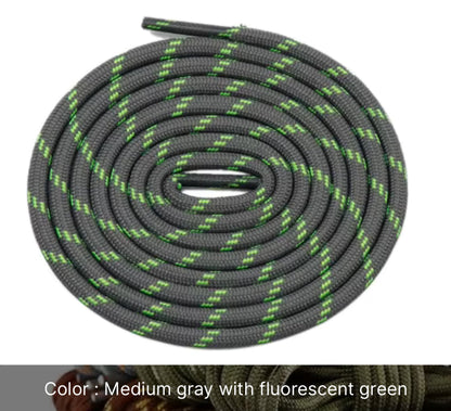 Shoe/Boot Laces round 4mm Strong for Hiking/Work/Casual