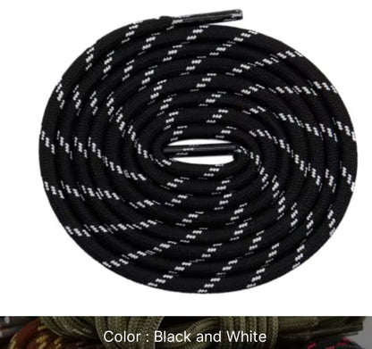 Shoe/Boot Laces round 4mm Strong for Hiking/Work/Casual