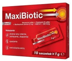 MaxiBiotic Maść 10 x 1g Sachets