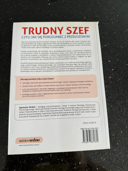 Samo Sedno - Trudny Szef - Polish Book Fast Delivery