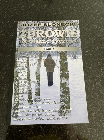 Jozef Slonecki - Zdrowie Na Wlasne Zyczenie Part 3 - Polish Book