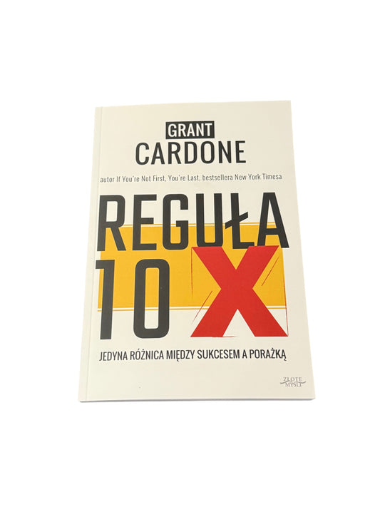 Grant Cordone - Regula 10 - Polish Book UK 🇬🇧 Delivery