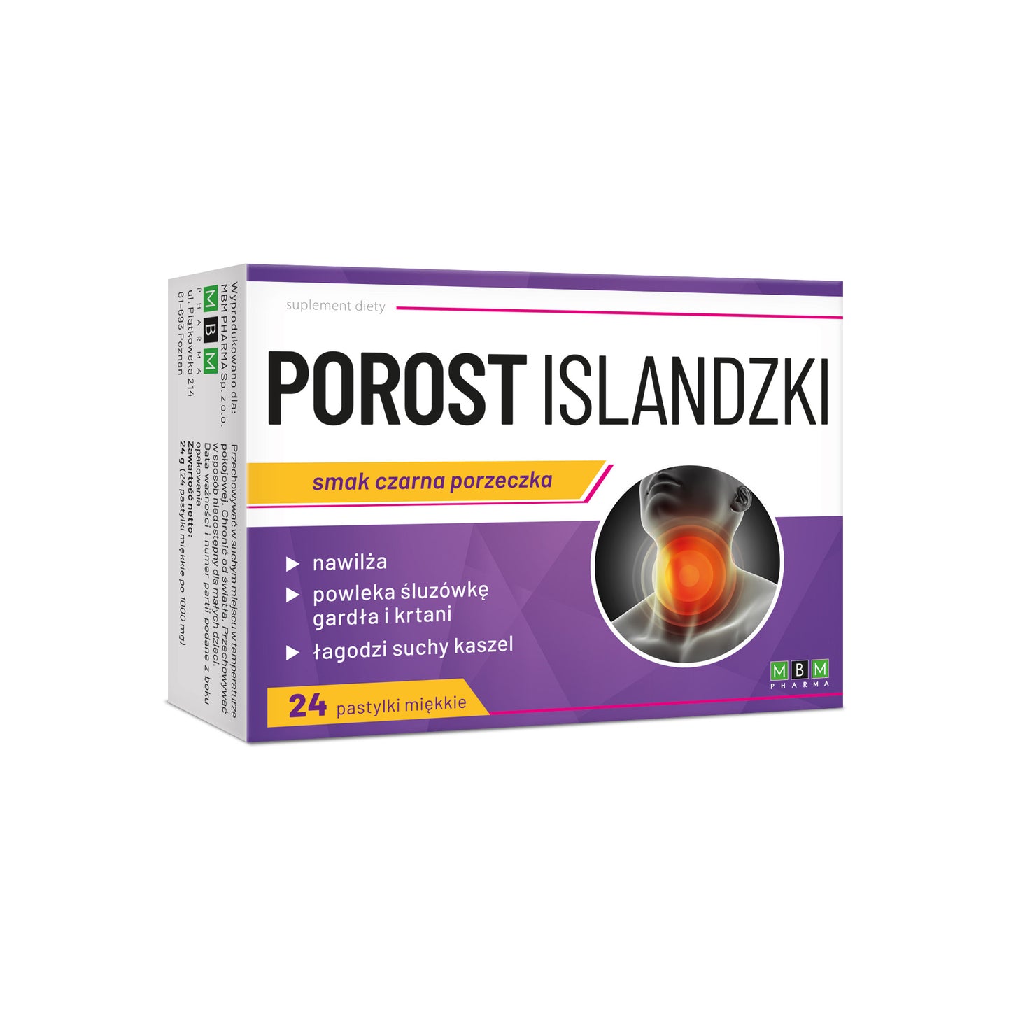 POROST ISLANDZKI - 24 Pastilles