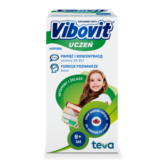 Vibovit Junior 4+ metų pastilės 30 tablečių