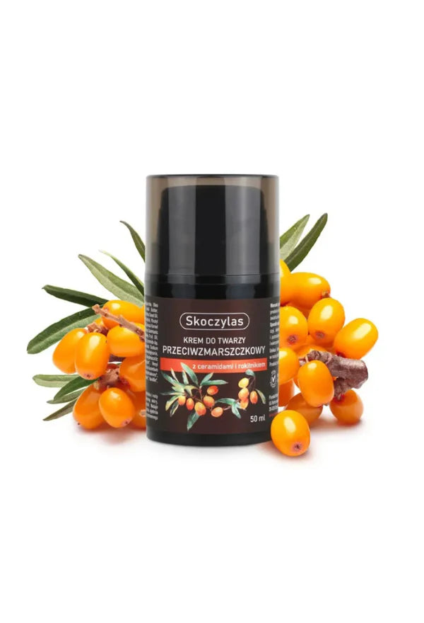 Skoczylas Anti-Wrinkle Face Cream with Ceramides & Sea Buckthorn – 50ml