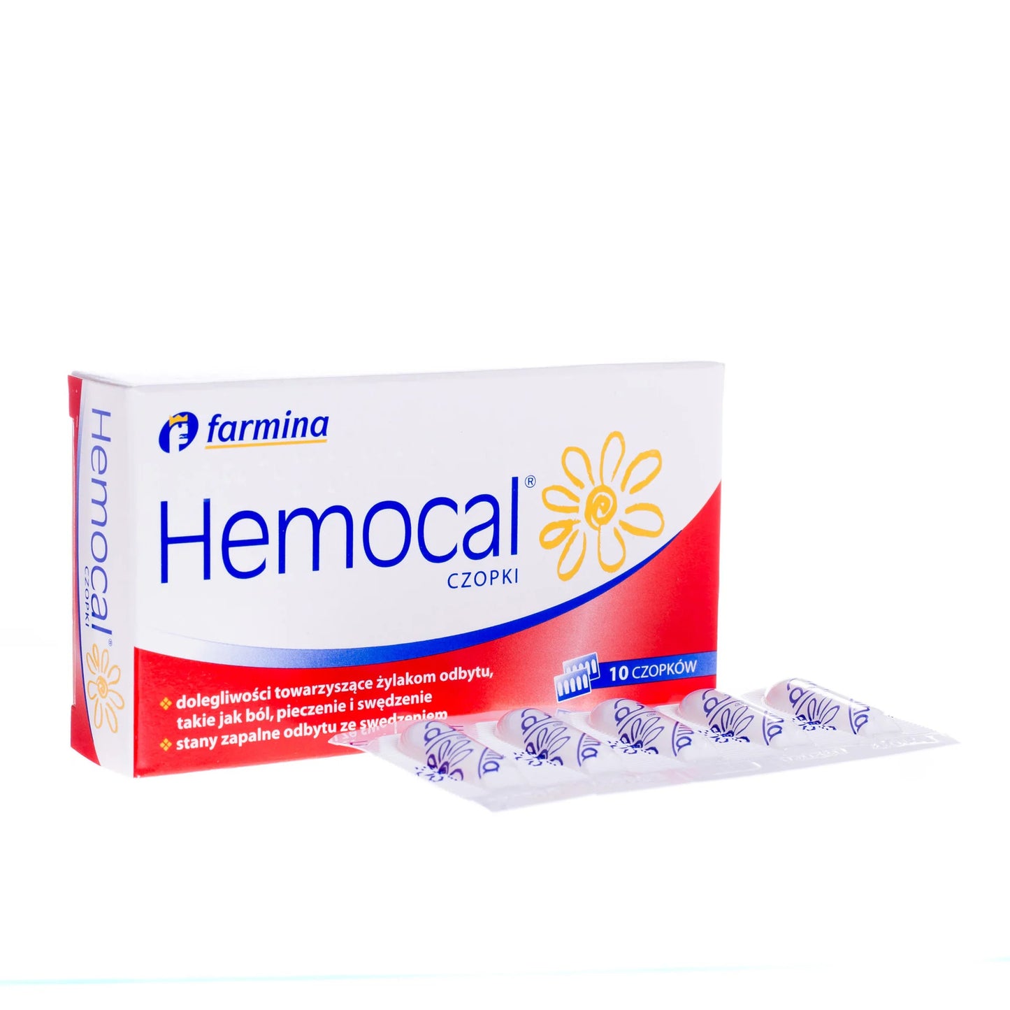Hemocal – Calendula Haemorrhoid Relief Suppositories – 10 Suppositories