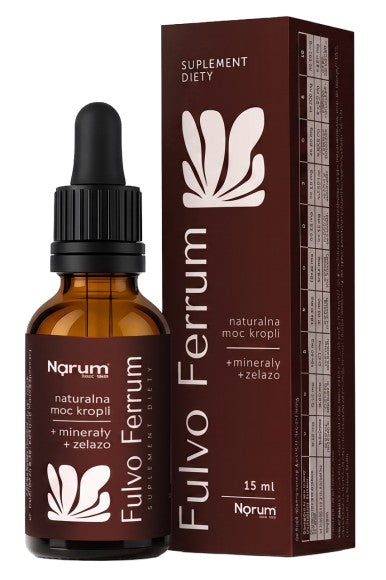 Narum Fulvo Ferrum – Fulvic Acid & Iron Mineral Drops – 15ml