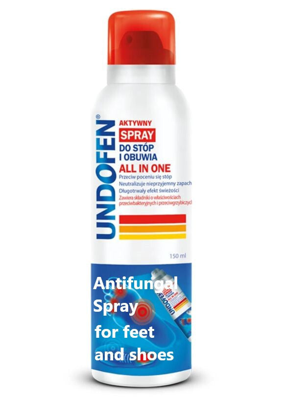 Undofen Active ALL IN ONE Foot & Shoe Antiperspirant Spray with Tea Tree Oil – 150ml