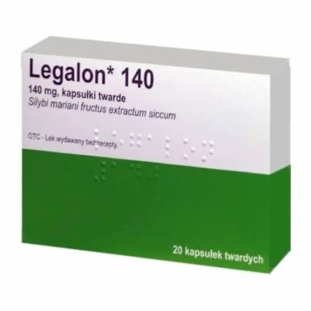 Legalon* 140, 140 mg, kapsułki twarde, 20 kapsułek – Legalon* 140, 140 mg, Hard Capsules, 20 Capsules