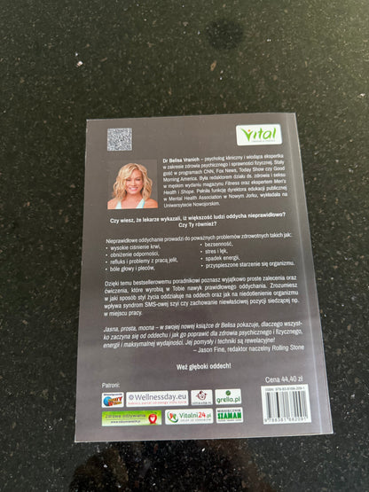 DR BELISA VRANICH - Naucz sie prawidlowo oddychac - 🇵🇱 Polish Book - Next Day Delivery