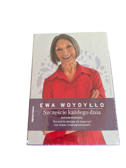 Polish 🇵🇱 Book - Ewa Wodyłło (Wodyllo) - Szczescia mozna sie nauczyc + Karty Inspiracji Zestaw - Next Day Delivery