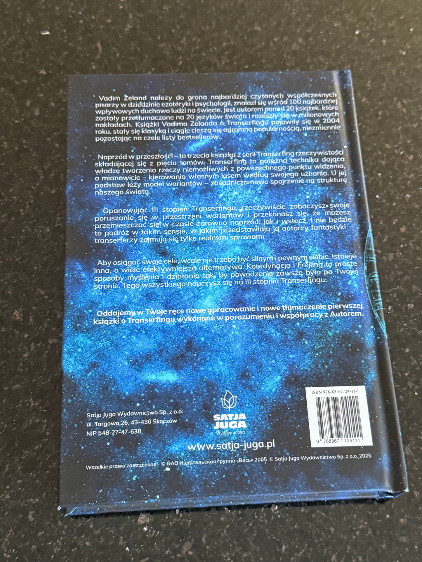 Polish 🇵🇱 Book - Vadim Zeland - Transerfing rzeczywistości Naprzod w przeszłości Stopień III - Next Day Delivery
