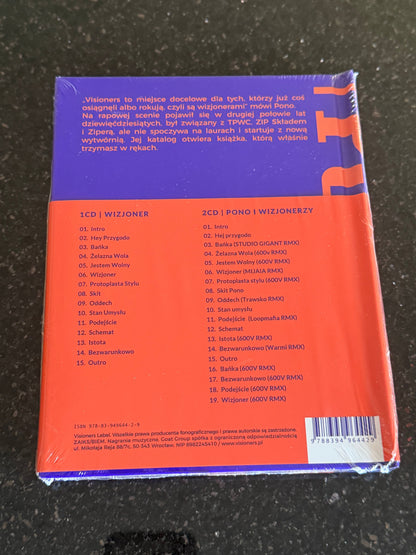 Polish 🇵🇱 Book - Pono - Szczerze (Book + 2CD) Zip Sklad Prosto Polski Hip Hop Polish Hip Hop - Next Day Delivery