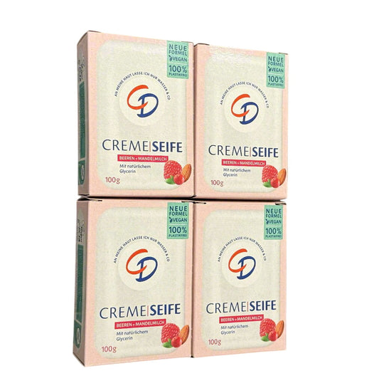 4x 100g CD Berries & Almond mild solid soap 🛁 NEXT DAY SHIPPING Manufactured in Germany