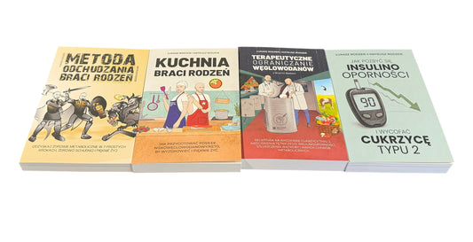 🇵🇱 Polish Book Bracia Rodzeń (Rodzen) - Keto Dieta 4 Books Bundle Pack Pakiet Ksiazek