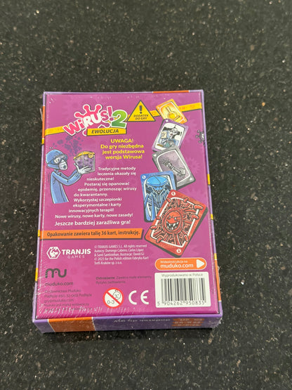 Wirus! i Wirus 2 Ewolucja! Gra Karciania Moduko Virus Card Game by Moduko
