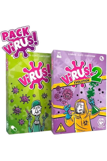 Wirus! i Wirus 2 Ewolucja! Gra Karciania Moduko Virus Card Game by Moduko