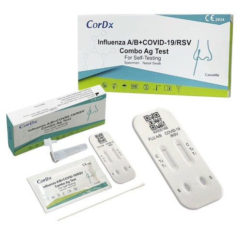 CorDx SARS-Covid-19 & Influenza (Grypa) A/B & RSV Test Kit